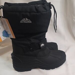 ALEADER Black Insulated Winter Boots New With Tags